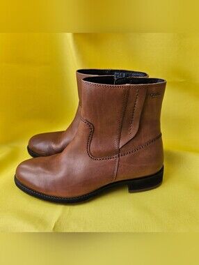 👢 ECCO Leather Ankle Boots with GORE-TEX® Membrane Size EU 35 / US 4
